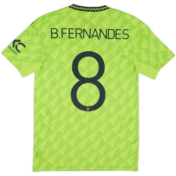 2022-23 Manchester United Third Shirt B.Fernandes #8 - 10/10 - (S)