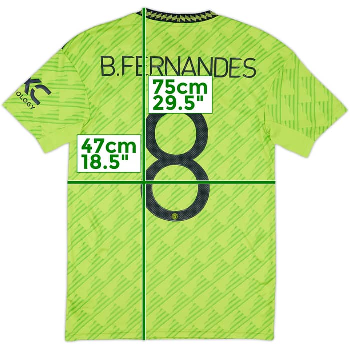 2022-23 Manchester United Third Shirt B.Fernandes #8 - 10/10 - (S)