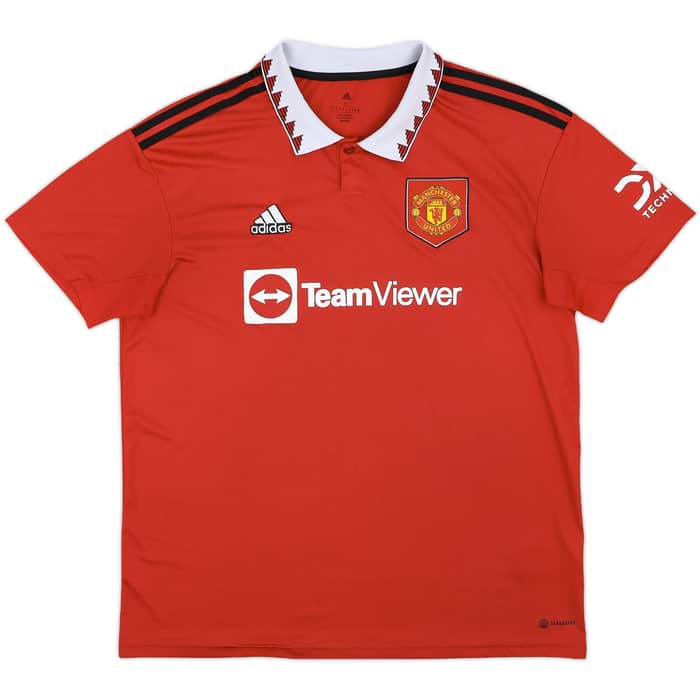 2022-23 Manchester United Home Shirt - 5/10 - (XL)