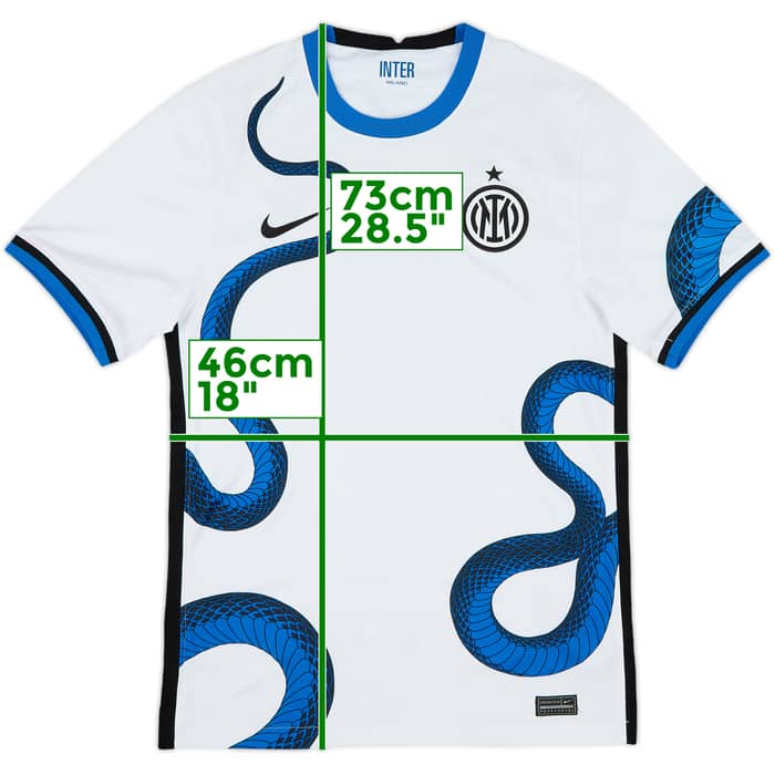 2021-22 Inter Milan Away Shirt - 6/10 - (S)