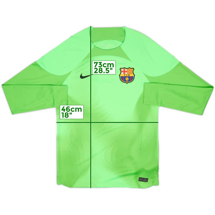 2022-23 Barcelona GK Shirt - 9/10 - (S)
