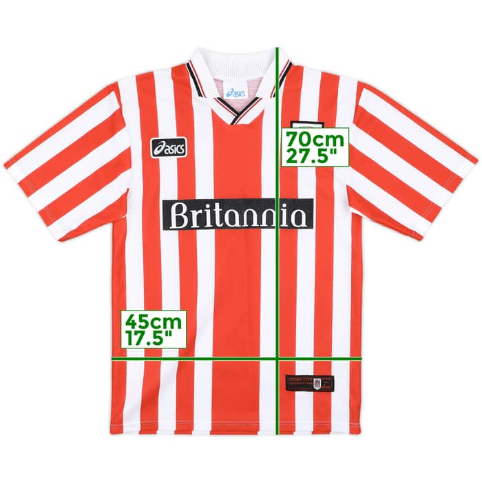 1997-98 Stoke City Home Shirt - 9/10 - (M)