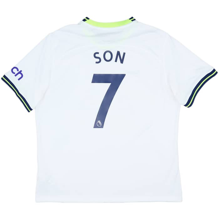 2022-23 Tottenham Home Shirt Son #7 - 10/10 - (XL)