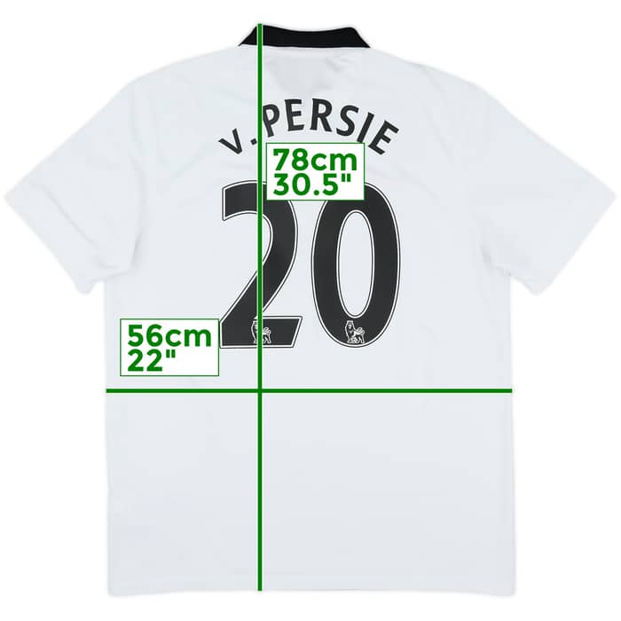 2014-15 Manchester United Away Shirt v.Persie #20 - 9/10 - (L)
