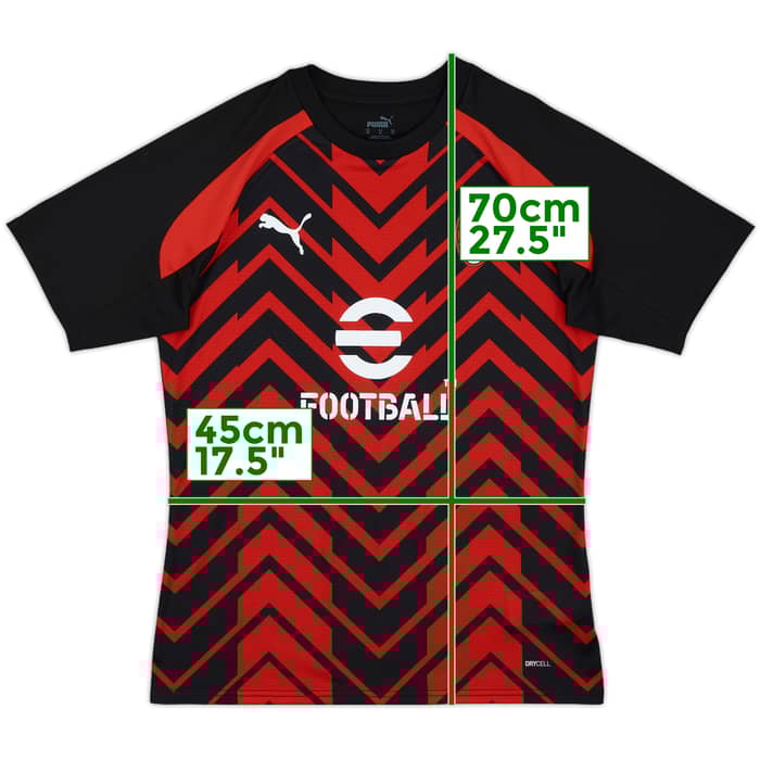2023-24 AC Milan Puma Training Shirt - 9/10 - (M)