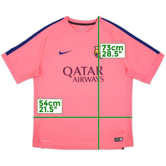 2014-15 Barcelona Nike Training Shirt - 9/10 - (XL)