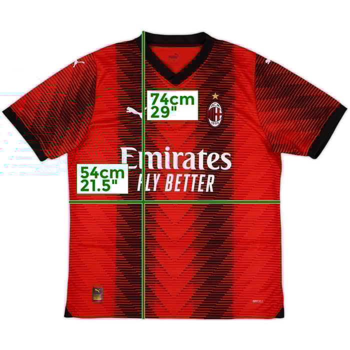 2023-24 AC Milan Home Shirt - 10/10 - (L)