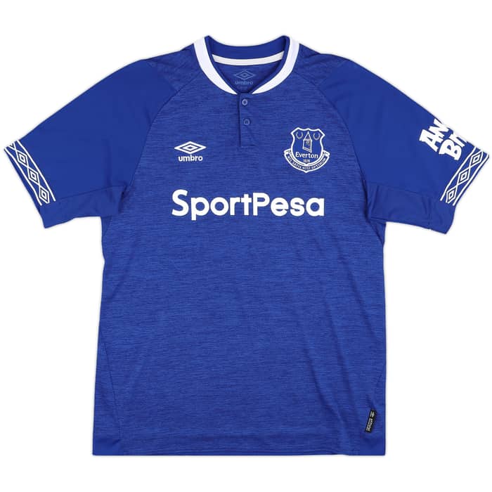 2018-19 Everton Home Shirt Baines #3 - 10/10 - (L)