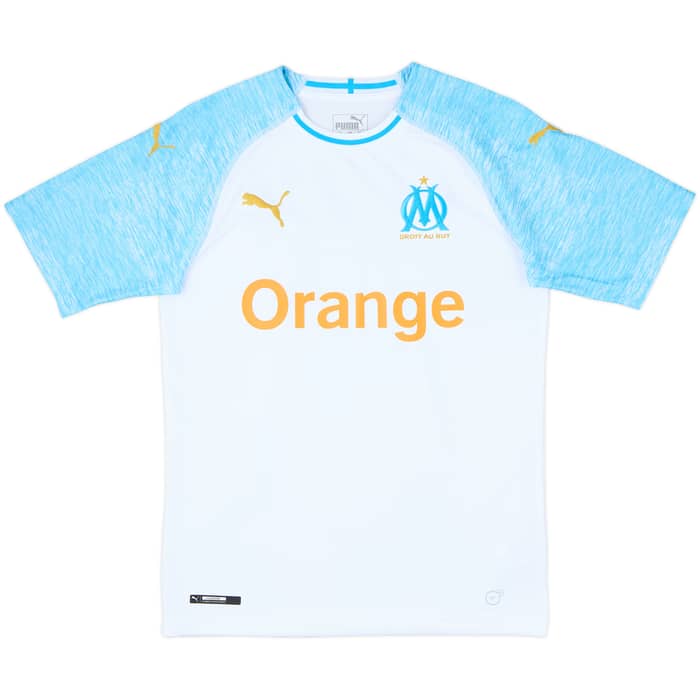 2018-19 Olympique Marseille Home Shirt Kamara #4 - 10/10 - (XS)
