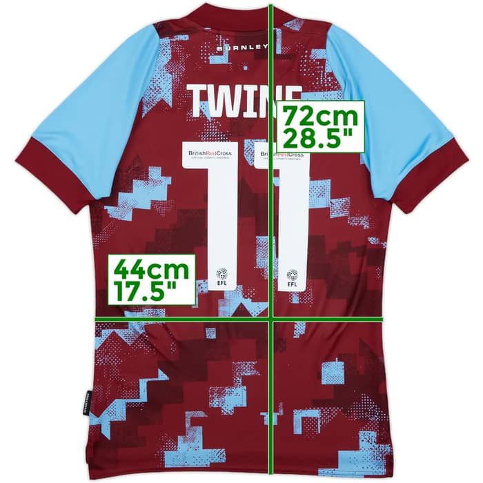 2022-23 Burnley Home Shirt Twine #11 - 9/10 - (S)