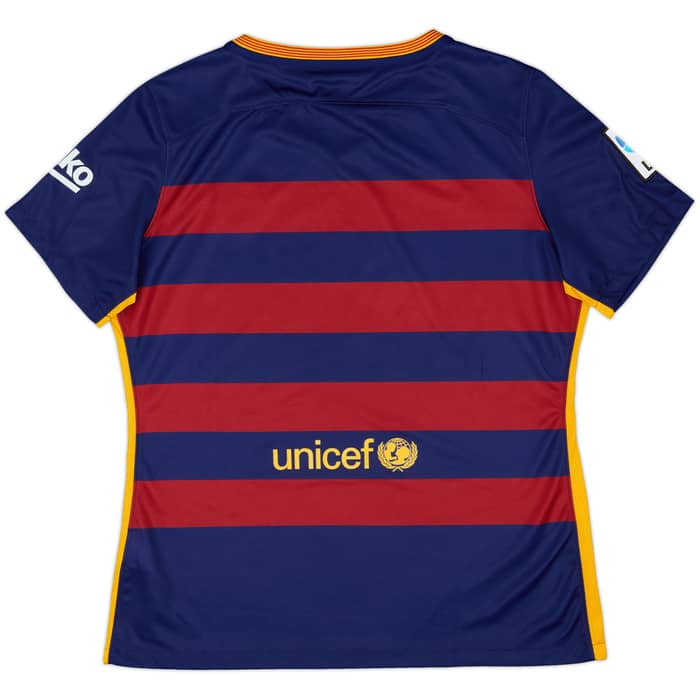 2015-16 Barcelona Home Shirt - 9/10 - (Women's XL)