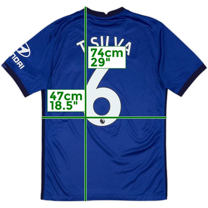 2020-21 Chelsea Home Shirt T.Silva #6 - 8/10 - (S)