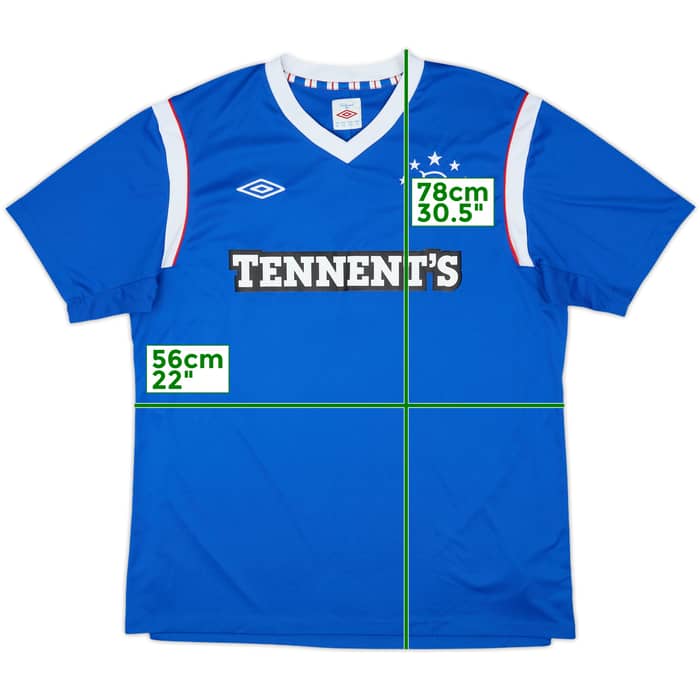 2011-12 Rangers Home Shirt - 9/10 - (XL)