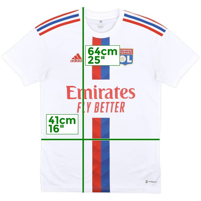 2022-23 Lyon Home Shirt - 7/10 - (S)