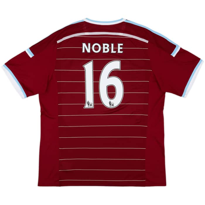 2014-15 West Ham Home Shirt Noble #16 - 8/10 - (XXL)