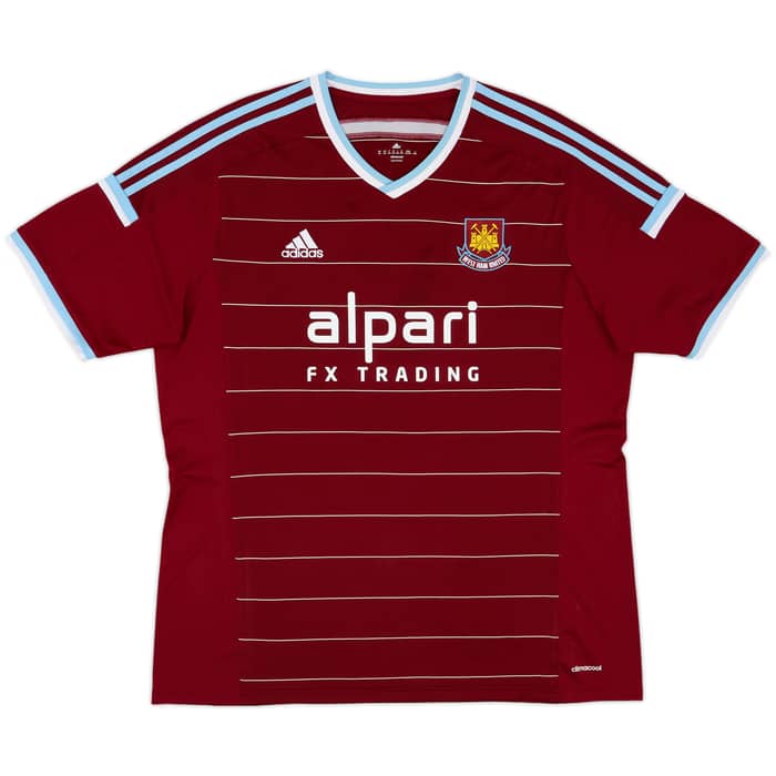 2014-15 West Ham Home Shirt Noble #16 - 8/10 - (XXL)