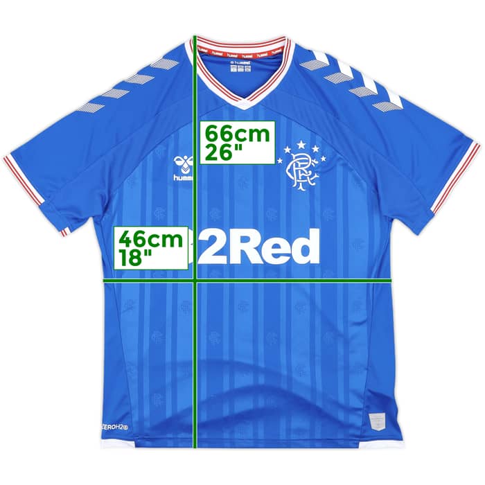 2019-20 Rangers Home Shirt - 7/10 - (XL)