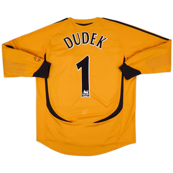 2006-07 Liverpool GK Shirt Dudek #1 - 8/10 - (L)