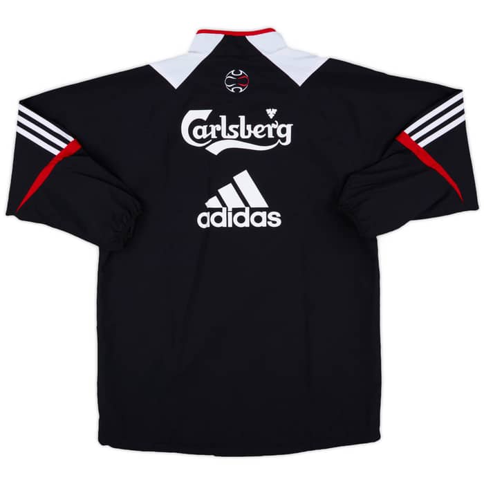 2007-08 Liverpool adidas 1/4 Zip Drill Top - 8/10 - (M)