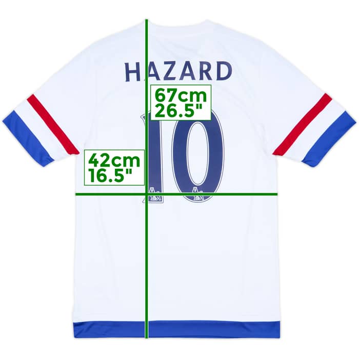 2015-16 Chelsea Away Shirt Hazard #10 - 8/10 - (S)