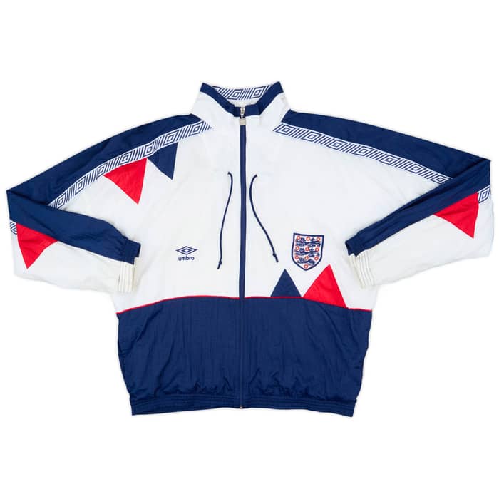 1990-92 England Umbro Tracksuit - 8/10 - (M)