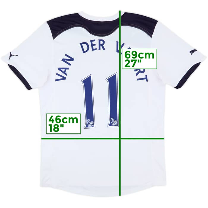 2010-11 Tottenham Home Shirt Van Der Vaart #11 - 9/10 - (S)