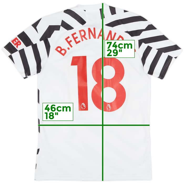 2020-21 Manchester United Third Shirt B.Fernandes #18 - 6/10 - (S)
