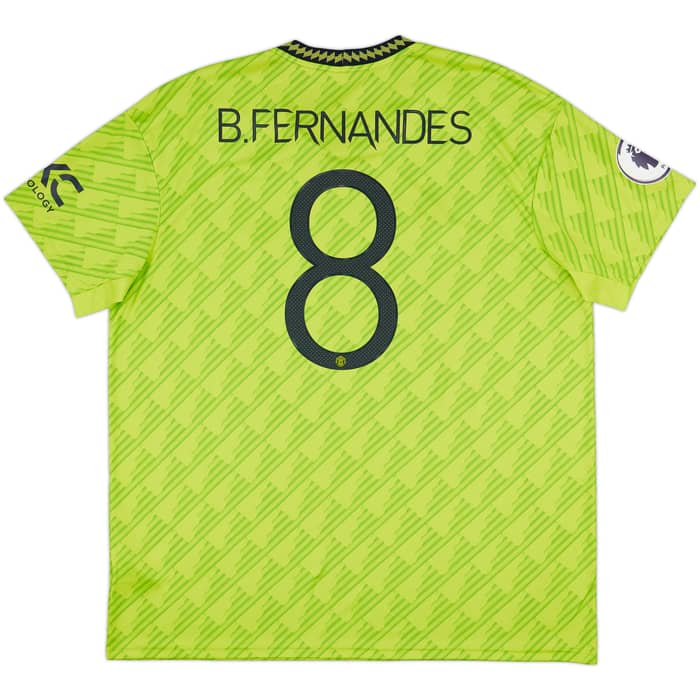 2022-23 Manchester United Third Shirt B.Fernandes #8 - 10/10 - (XXL)