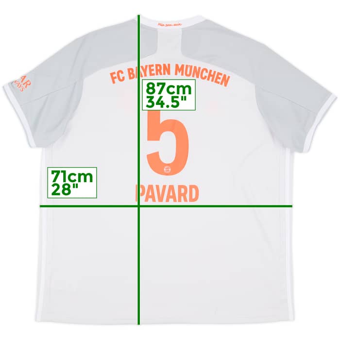 2020-21 Bayern Munich Away Shirt Pavard #5 - 8/10 - (3XL)