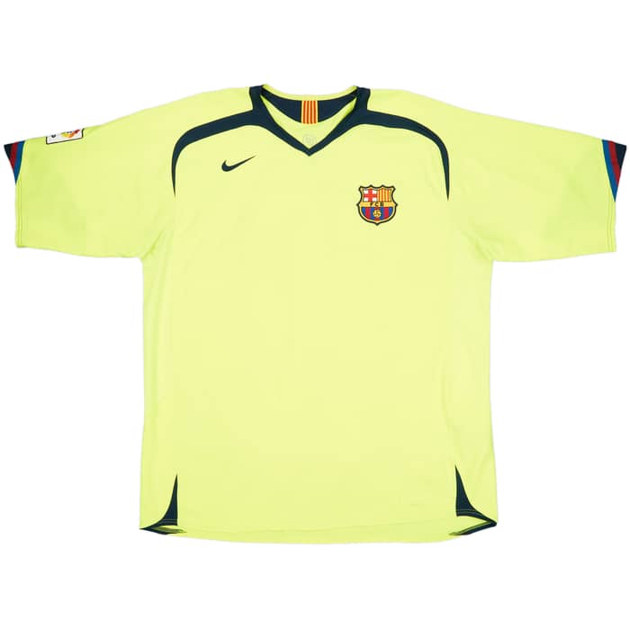 2005-06 Barcelona Away Shirt Ronaldinho #10 - 8/10 - (XXL)