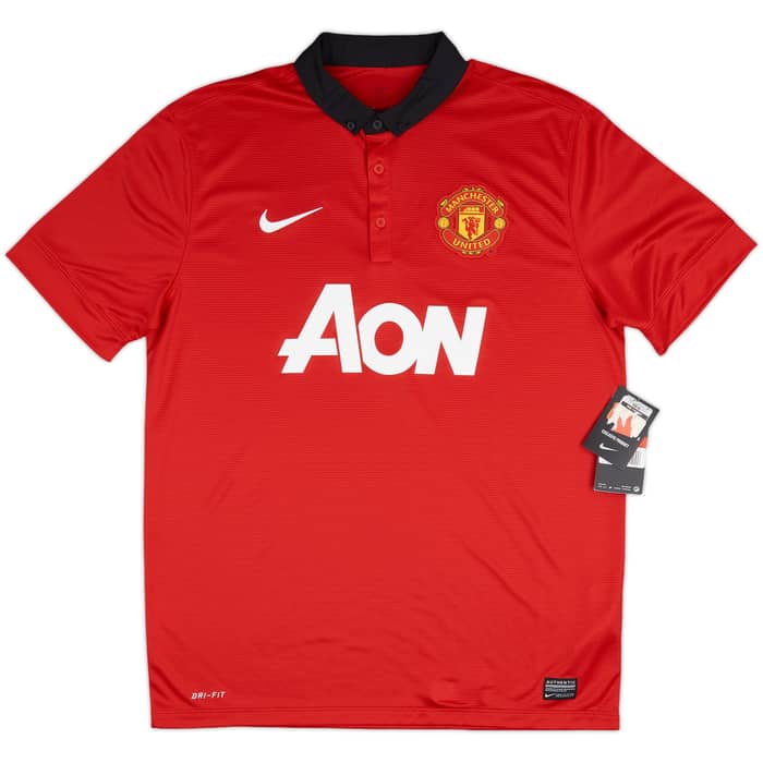 2013-14 Manchester United Home Shirt Evra #3 (L)