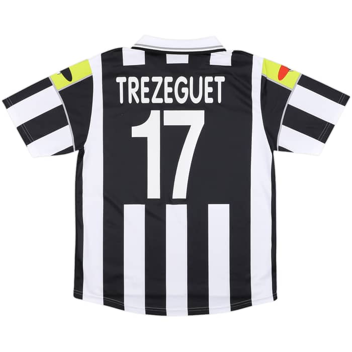 2000-01 Juventus Ciaoweb Home Shirt Trezeguet #17 - 9/10 - (L)