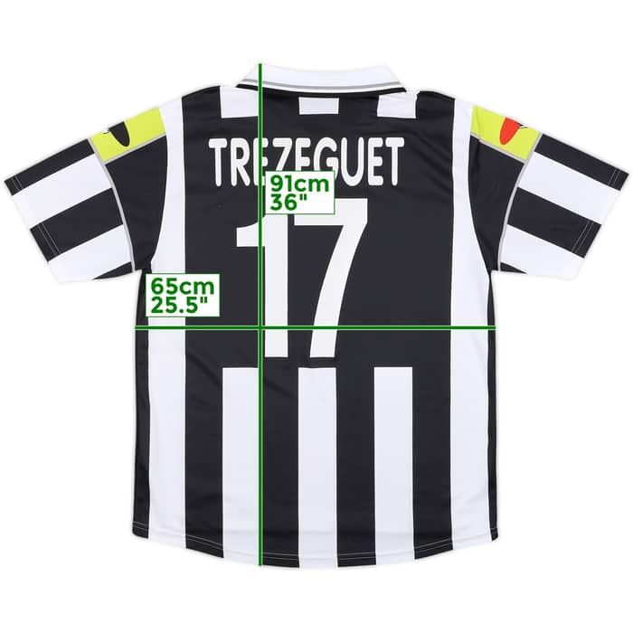 2000-01 Juventus Ciaoweb Home Shirt Trezeguet #17 - 9/10 - (L)