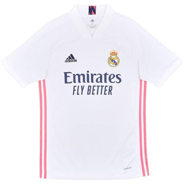 2020-21 Real Madrid Home Shirt Benzema #9 - 8/10 - (S)