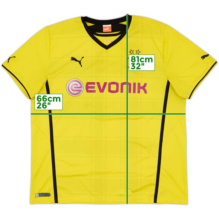 2013-14 Borussia Dortmund Home Shirt - 5/10 - (3XL)