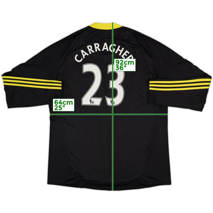 2010-11 Liverpool Third L/S Shirt Carragher #23 - 6/10 - (3XL)
