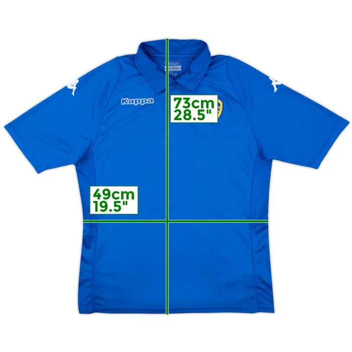 2017-18 Leeds United Kappa Polo Shirt - 8/10 - (XL)