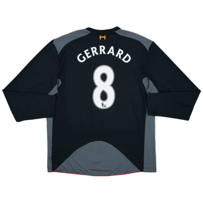 2012-13 Liverpool Away L/S Shirt Gerrard #8 - 7/10 - (XL)