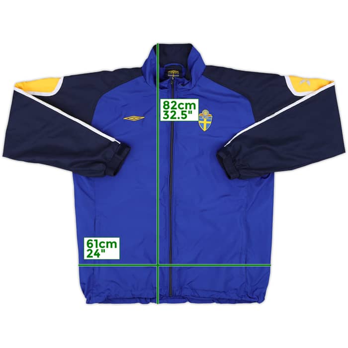 2005-06 Sweden Umbro Track Jacket - 8/10 - (L)