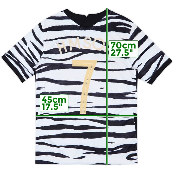 2020-21 South Korea Away Shirt H M Son #7 - 5/10 - (L)