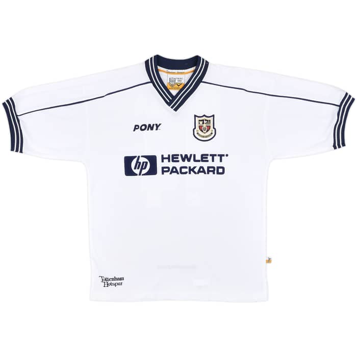 1997-99 Tottenham Home Shirt Ginola #14 - 9/10 - (M)