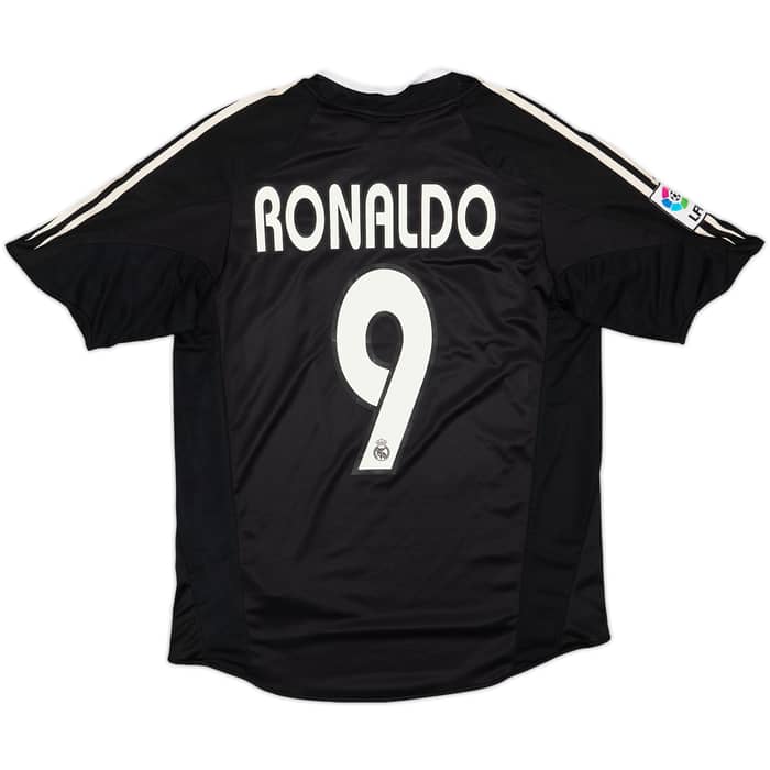 2004-05 Real Madrid Away Shirt Ronaldo #9 - 6/10 - (M)