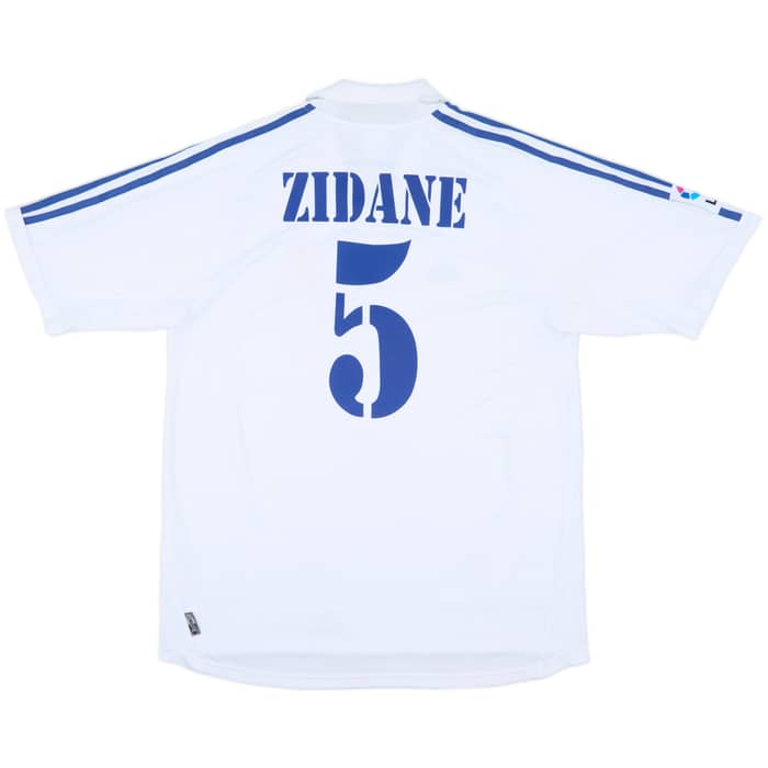2001 Real Madrid Home Shirt Zidane #5 - 7/10 - (L)