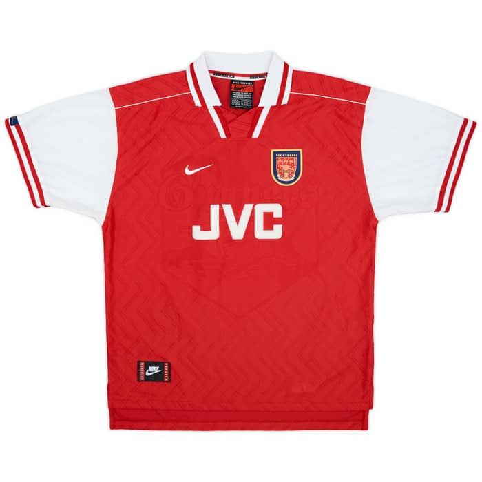 1996-98 Arsenal Home Shirt Wright #8 - 7/10 - (XL)