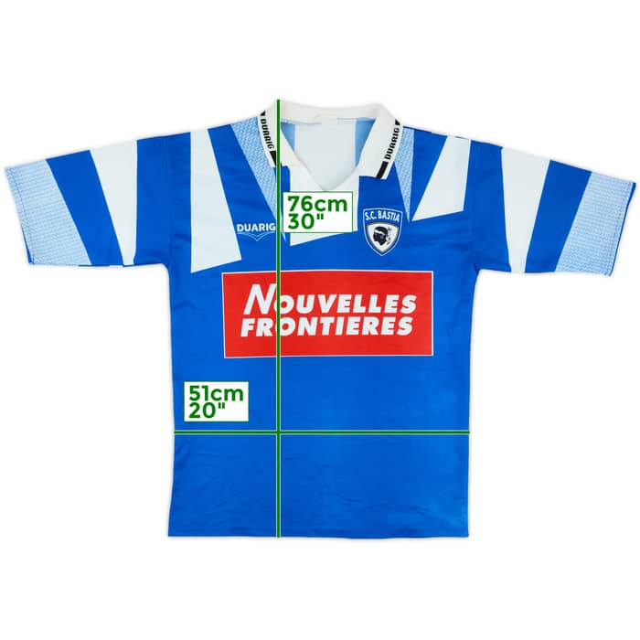1994-95 Bastia Home Shirt - 7/10 - (L)
