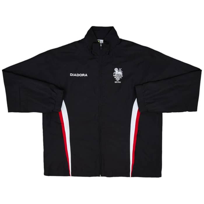 2005-06 Preston North End Diadora Centenary Track Jacket - 8/10 - (XL)