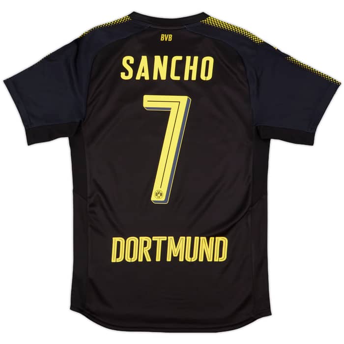 2017-18 Borussia Dortmund Away Shirt Sancho #7 - 10/10 - (S)