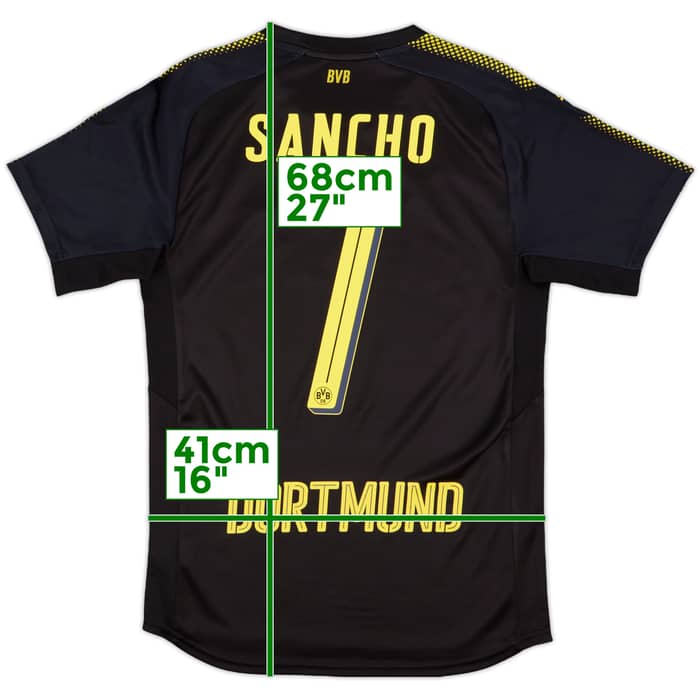 2017-18 Borussia Dortmund Away Shirt Sancho #7 - 10/10 - (S)