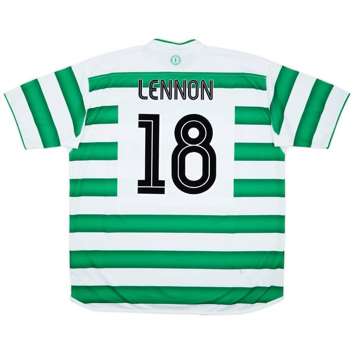 2003-04 Celtic Home Shirt Lennon #18 - 7/10 - (XXL)