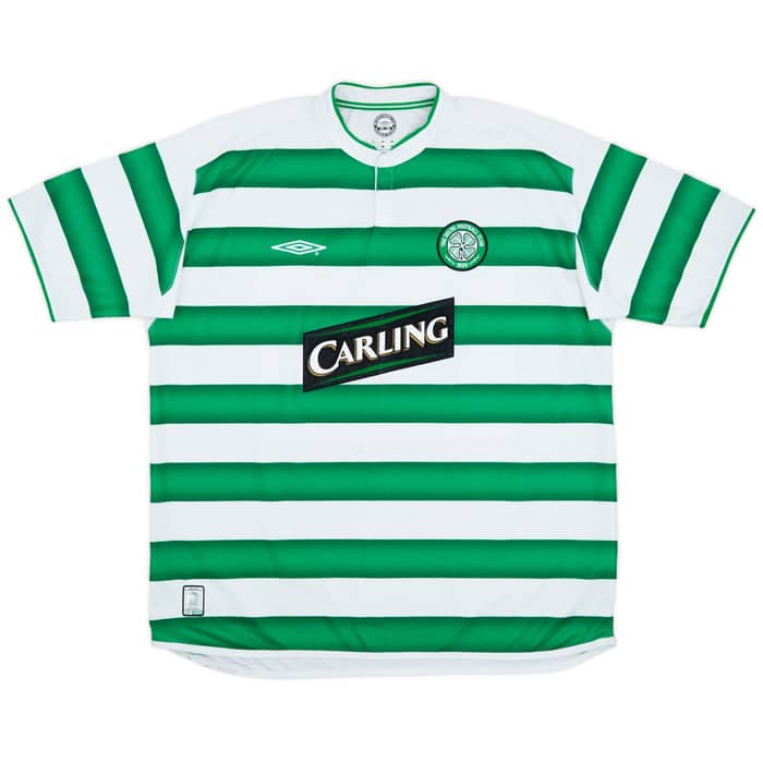 2003-04 Celtic Home Shirt Lennon #18 - 7/10 - (XXL)